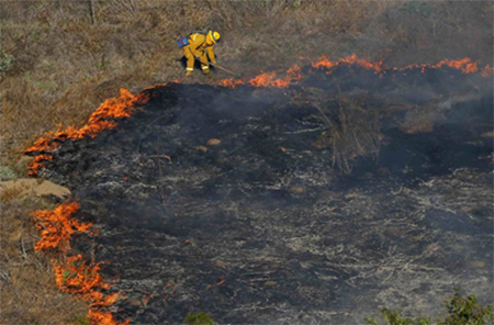 Incendios forestales recorren el sur de California